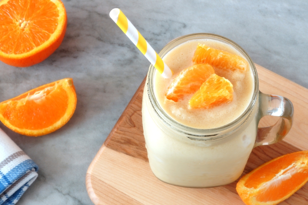Smoothie mit Orange