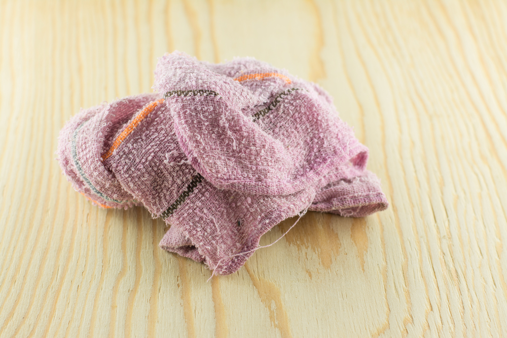 schmutziger Putzlappen